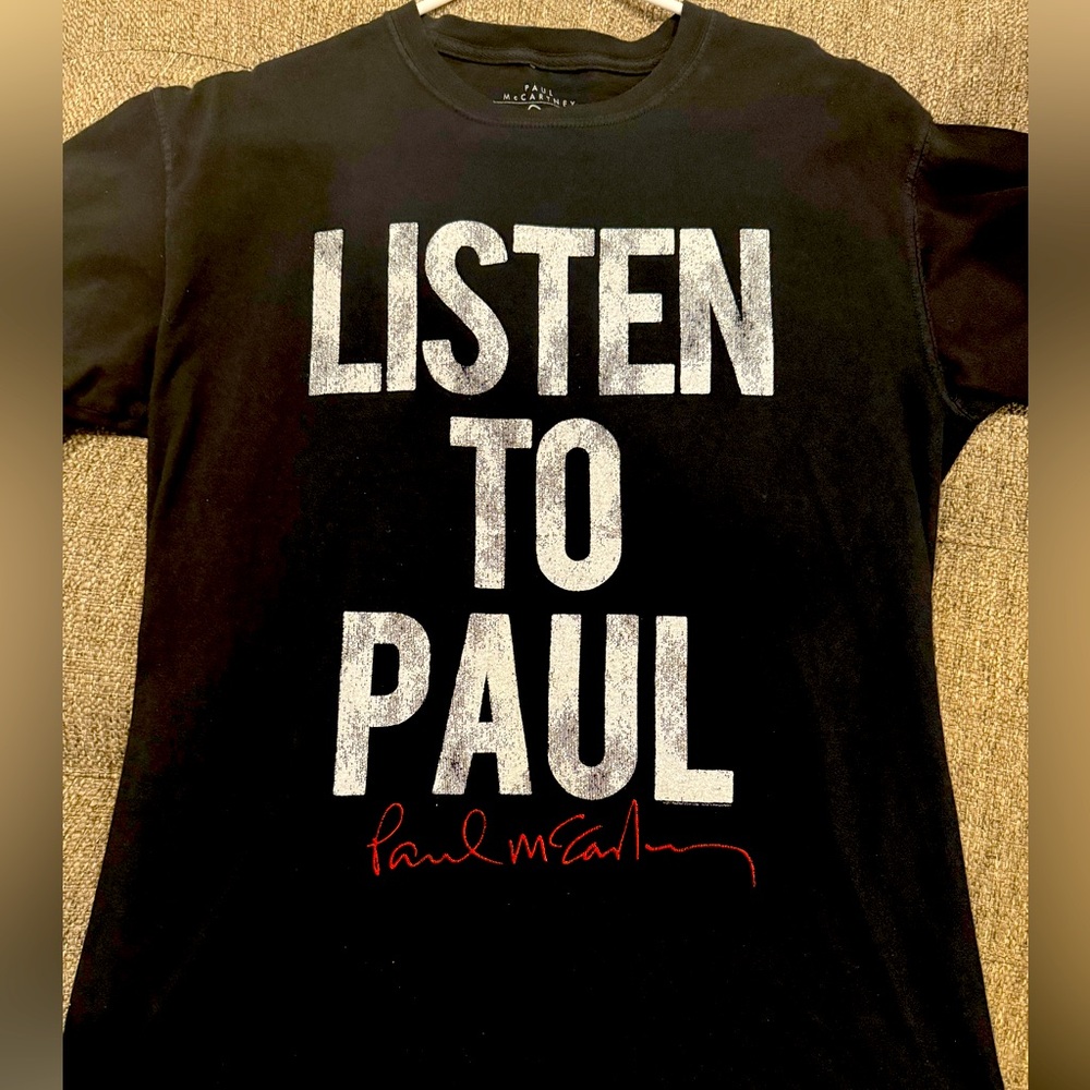Unisex Paul McCartney Listen to Paul Tee The Beatles